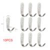 Home useful Hook Creative High quality Hot Rustproof Single hook Solid Stainless Steel Wall mounted 10PCS Coat