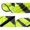 Adults High Visibility 5 Pockets Safety Reflective Zipper Vest Warning Waistcoat