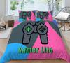 3D Luxury Bedding Set Children's Game Mouse Pattern Quilt Cover and Pillowcase 2 or 3 Full-size Washable Comfortable Bedding