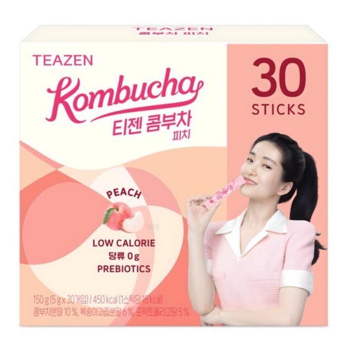 Teazen Kombucha Powder 5g × 30 Sachets (Flavor Options)