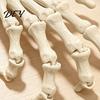 Handmade Bone Models for Party Halloween Skeleton Hands, 3D Printed Hand Bones Model, Realistic Scary Props Decorations Spooky Claw Prop Home