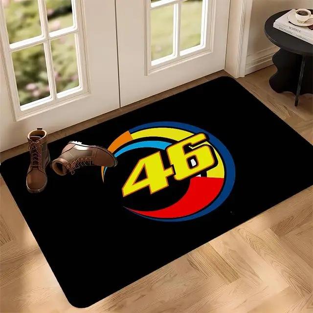 

Motorcycle Racing 46 The Doctor Rectangle Carpet Colorful Sport Bike Fan Home Decor Mat Non Slip Floor Rug Entryway Doormat 40x60cm