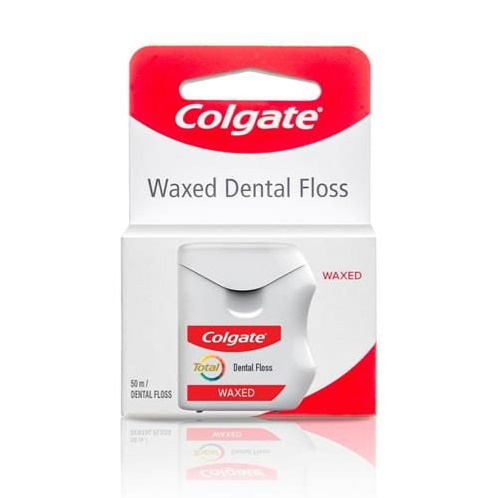 Зубная нить Colgate Total с воском - 50 м Упаковка может отличаться