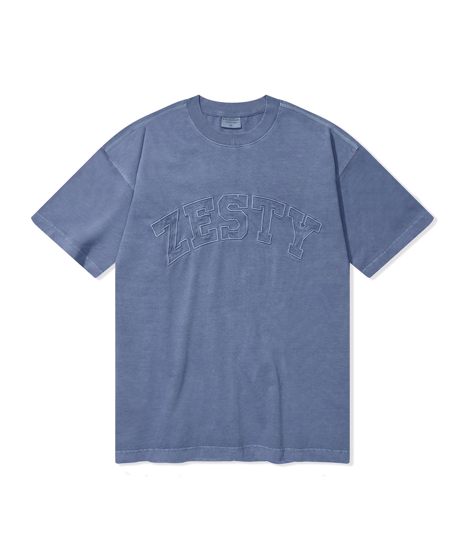 Divine Distance Zesty Pigment Dyed T-Shirt [Blue] L