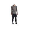Under Armour Solid Color Crew Neck Pullover Long Sleeve T-Shirt Men Tops Charcoal 1366068-021