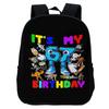Printed Kindergarten 67 Six Seven Schoolbag, Cartoon Animation 12-inch Backpack Casual and Light