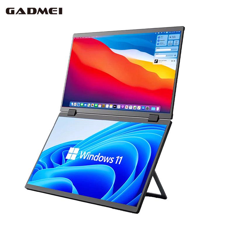 15.6" Portable Dual Monitor with VESA Compatibility