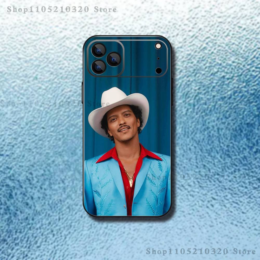 

Singer B-Bruno M-Mars Phone Case For iPhone 17,16,15,14,13,12,11,Pro,Max,Plus,E,Air,Mini Protective TPU Cover iPhone14Plus