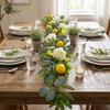 Greenery Artificial Lemon Garland Realistic Faux Lemon Wreath Lemon Vine Decor  Outdoor Decor