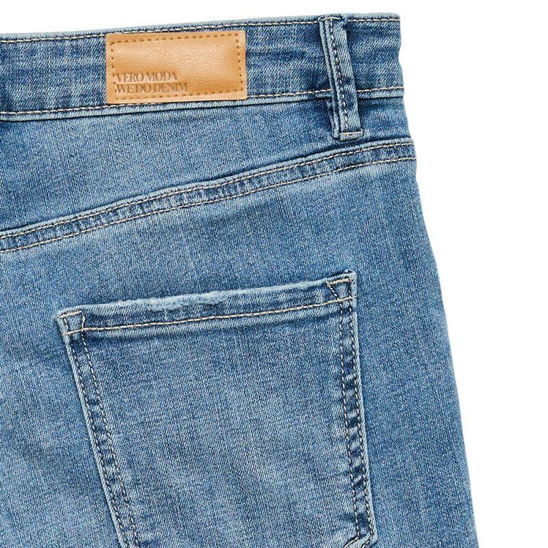 Women's VERO MODA Straight Jeans Flash Denim Cotton