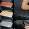 Universal Car Leather Armrest Cushion Pad Center Console Box Protect Cover