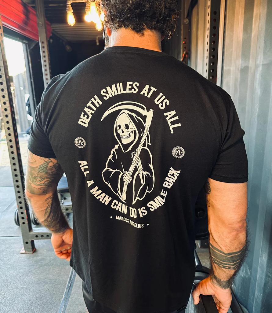 Smile Back Shirt Military Training Tactics Casual TShirt Mens and Womens Luxury Brand Top