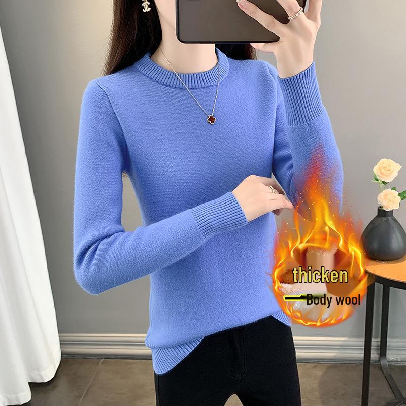 2025 Women's Plus Size Velvet Sweater: Cozy, Thick, Slimming Autumn/Winter Top