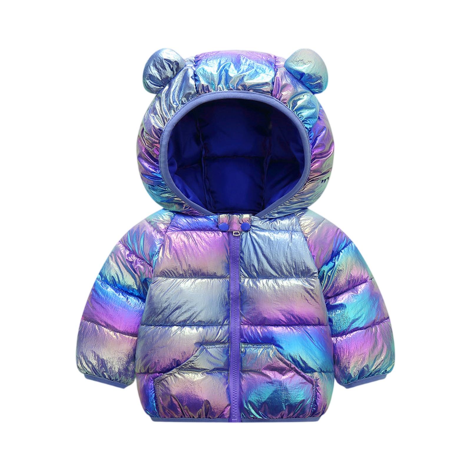 

Kids Colorful Cotton Coat - Cute Pocket Short Jacket 100 синий