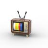 Non-Toxic Huatangxinyue Creative Appliance Retro Tv Radio Phone Game Console Camera Model Building Blocks Assembly Toys For Children Gifts