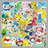 50 Pokémon Anime Stickers for Suitcase & Planner