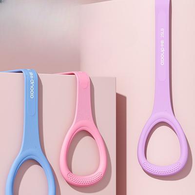 8-stelliger Silikon-Yoga-Gürtel mit offenem Rücken für Fitness-Damen, Stretch-Gürtel, elastisches Band, Trainingsgerät, Haushalts-Silikon-Einwort-Spanner