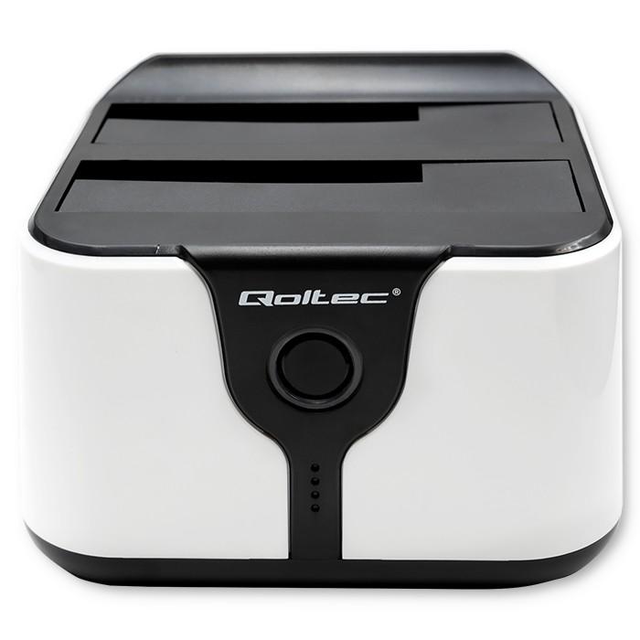 Qoltec Aluminum Case | HDD SSD 2.5" SATA3 | USB 3.0 | Silver