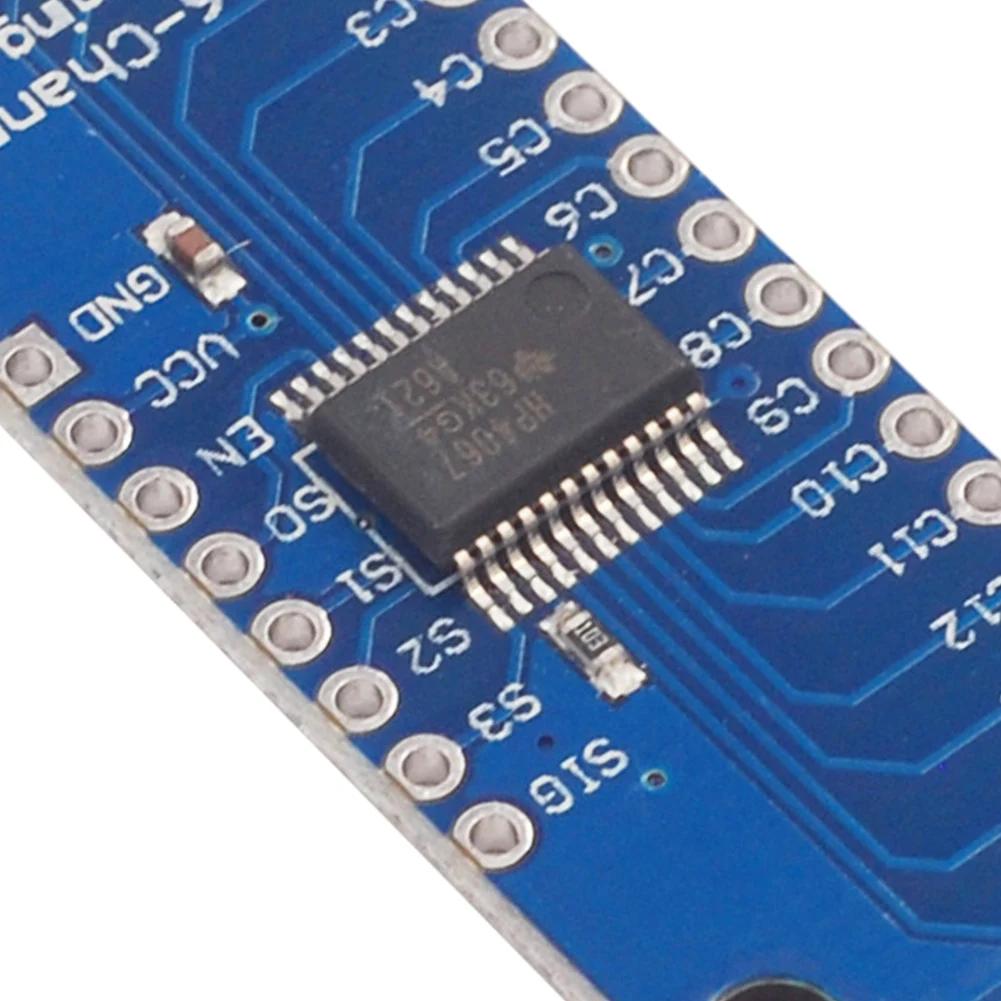 1-10 Stück CD74HC4067 16-Kanal Analog-Digital-Multiplexer Breakout Board Modul für Arduino 2V-6V Mikrocontroller 16 Geräte