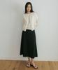 Lingseoul Flared Long Skirt-Black