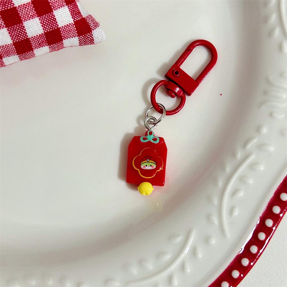 Lucky Snake Keychain God of Wealth Snake Key Ring Creative 2025 New Year Pendant  Ornament