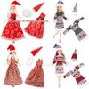 11-inch Barbie Doll Fashion Christmas Dress Set - 30cm Holiday Clothing Series