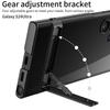 Transparent Electroplated Phantom Case Galaxy S24 Ultra With Precision Cutouts Kickstand Support