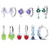 Romantische Hortensienblüten Ohrringe für Damen Mädchen Trendiger Modeschmuck Hohe Qualität Zierlich Elegant Geschenk