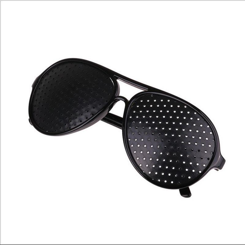 

Черные пилотные очки против усталости Маленькое отверстие Профилактика близорукого зрения Корректирующий уход Улучшение Маленькая защита глаз от усталости