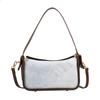 Women's PU leather crossbody bag fashionable shoulder bags patchwork versatile textured travel women's bags new
