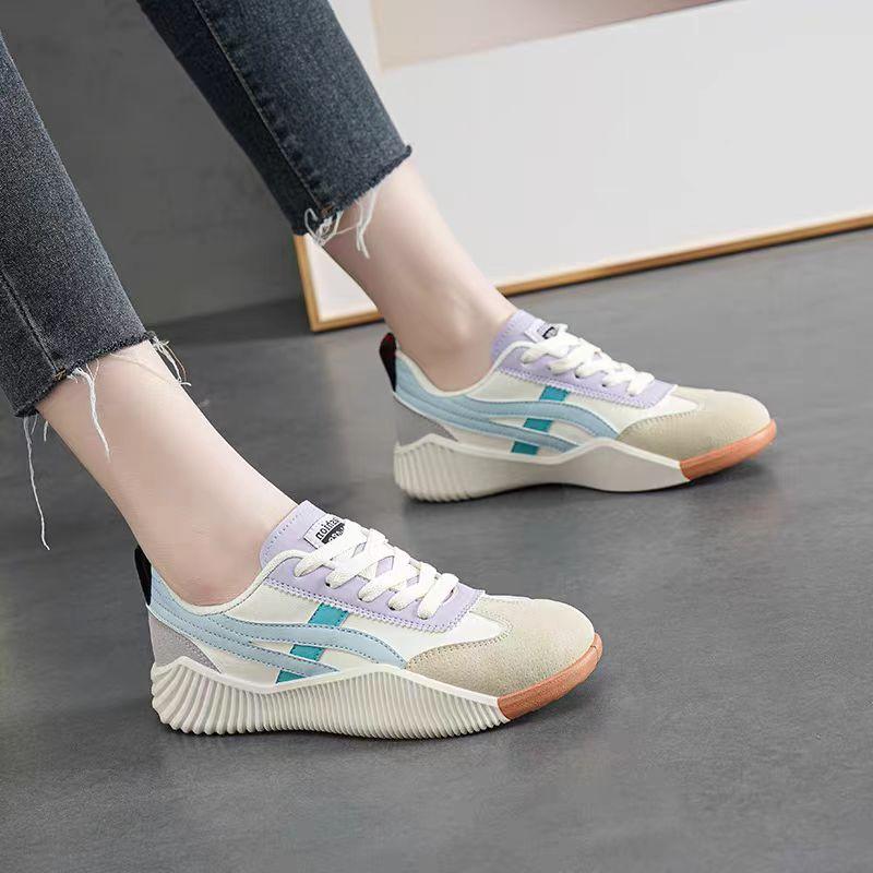 

Cortez женские новые весенне-летние белые туфли женские мягкие легкие спортивные стильные повседневные кроссовки увеличивающие рост 40