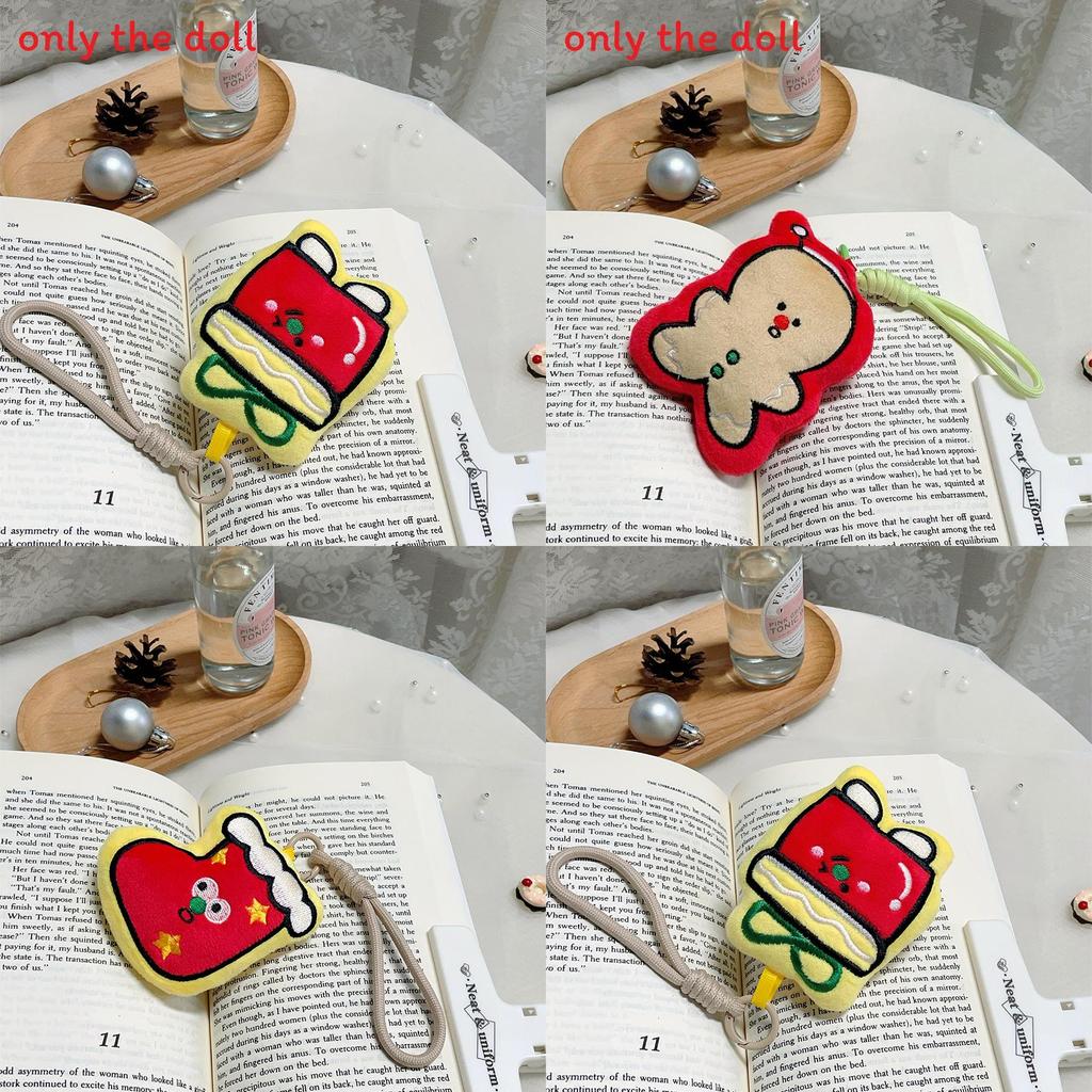 Weihnachts-Plüsch-Feiertags-Socken und -Handschuhe mit kurzem Flor für saisonale Taschen-Dekorationen