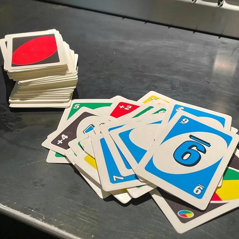 UNO Board Game Card Party For The Whole Family Deck Box Wit Social Group Game Kids Poker Social Deck Board Game