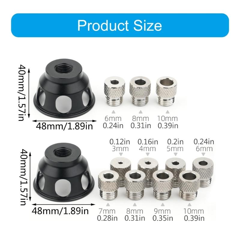 Mini vodidlo vŕtačky s pravým uhlom, súprava kolíkovacej šablóny 3-10 mm, prípravok na vŕtanie vreciek, polohovací dierovač, stolárske náradie