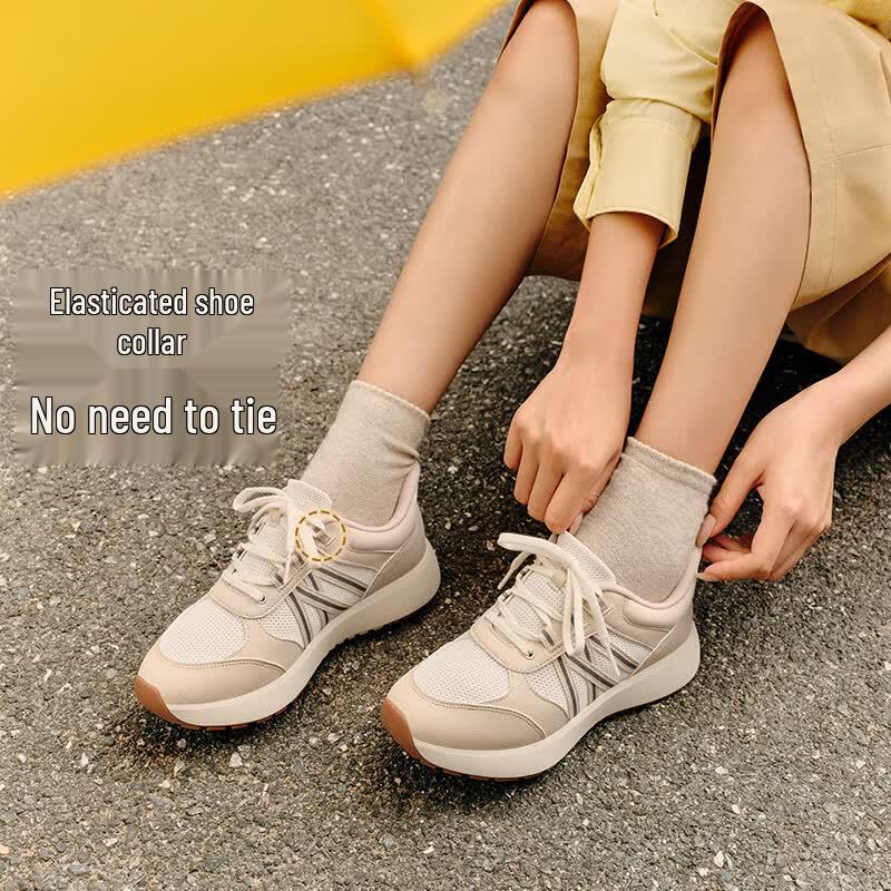 Pansy Women s Soft Sole Casual Sports Shoes 38 кремовый