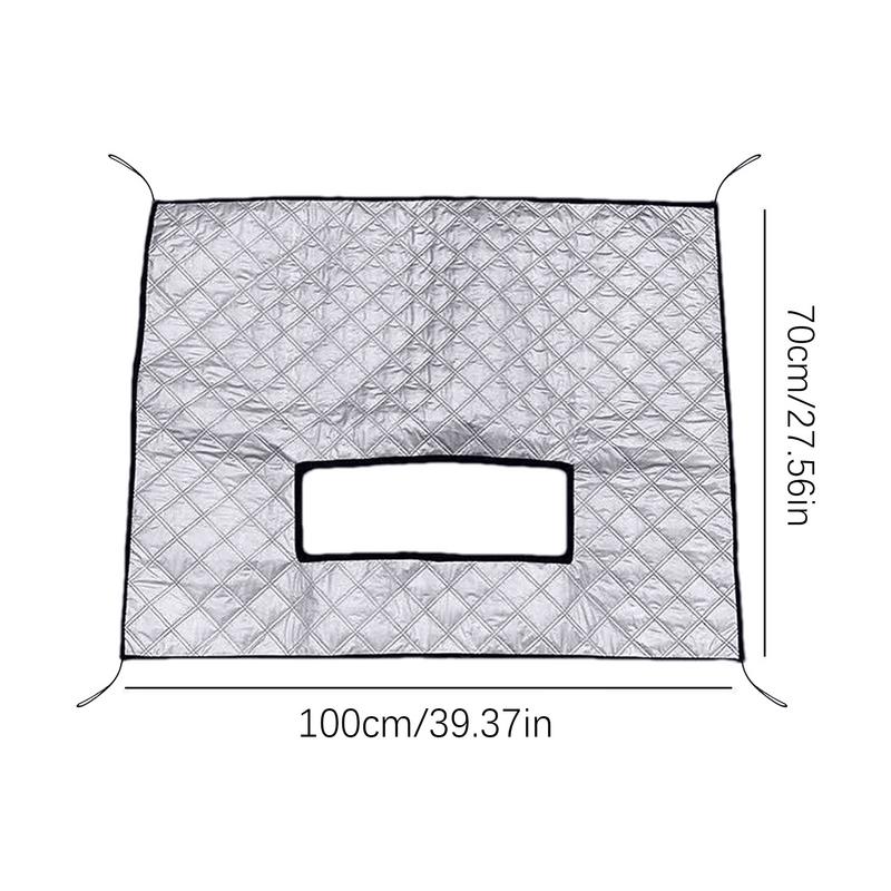 Auto Windschutzscheibenabdeckung Schwerlast Ultra Dicke Schutz Windschutzscheibenabdeckung Verdickte Windschutzscheibenabdeckungen für Schnee und Eis 39x27