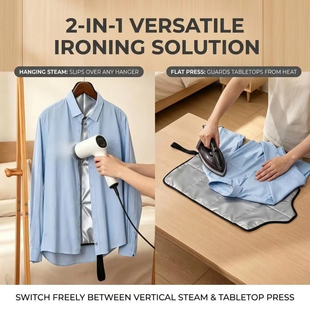 Foldable Ironing Board Cover Double Sided Ironing Mat New Clothes Wrinkle Remover Home