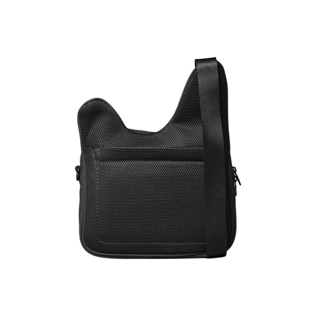 Adidas Originals Trefoil Letter Logo Retro Polyurethane Chest Bag Crossbody Bag Unisex bags Black HD9692