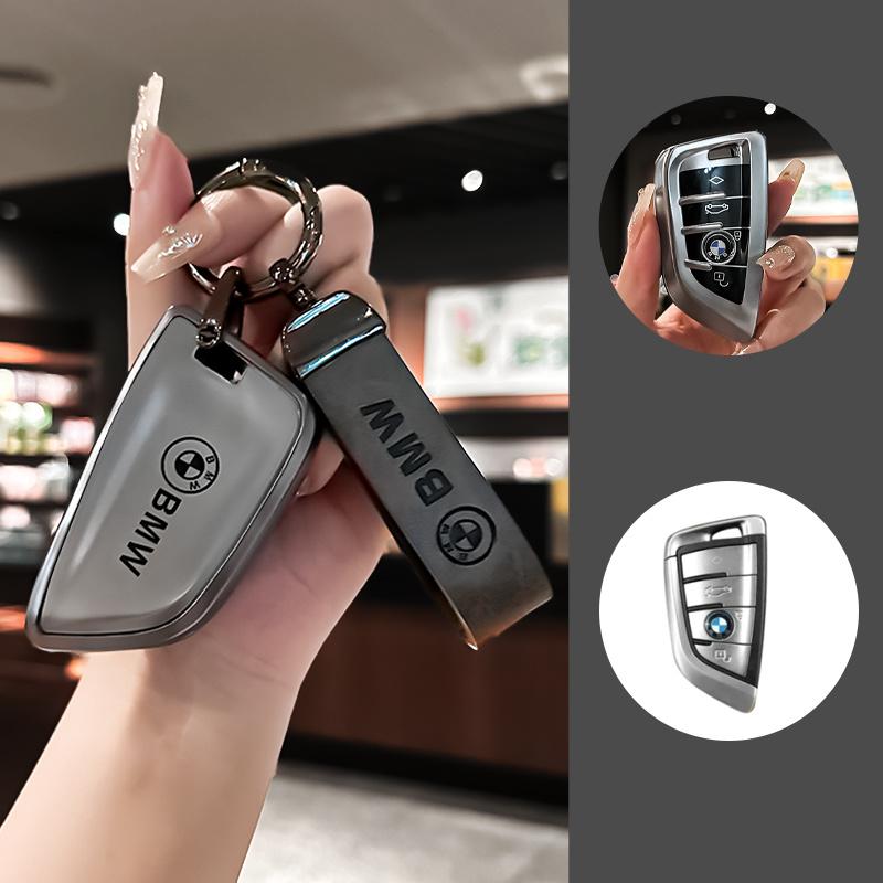 High-end TPU Car Remote Key Case Cover Shell For BMW X1 X3 X5 X6 X7 1 3 5 6 Series G20 G30 G11 F15 F16 G01 G02 F48 Accessories gzbf35