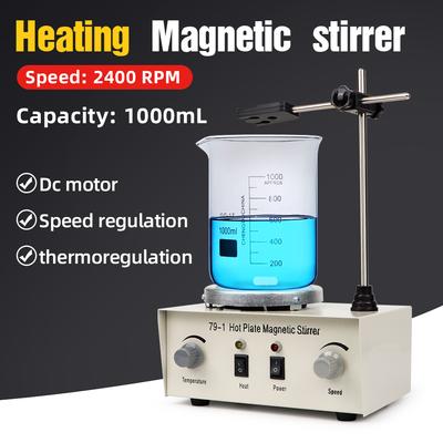 79-1 Heating Magnetic Stirrer 220V Hot Plate Magnetic Stirrer 2400rpm Magnetic Mixer Machine for Laboratory Scientific Research