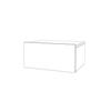White Hanging Nightstand 45cm 1S Bedside Table Bedroom Furniture Nakastlik