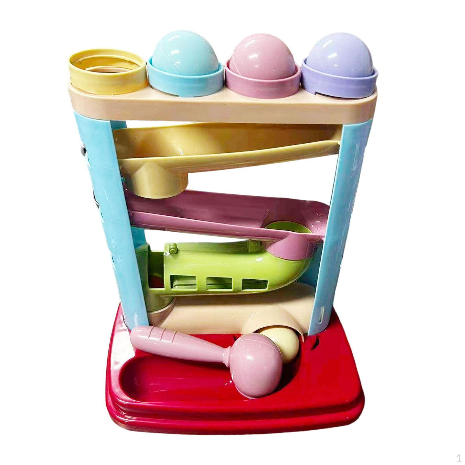 

Marble Run Toy,Ball Drop Roll Swirling Toy Funny Development Ball Rolling Track Game Educational for