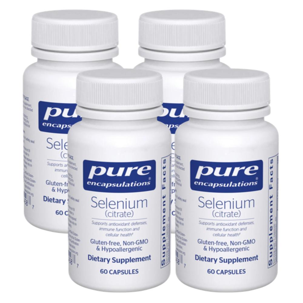 Pure Encapsulations Selenium Citrate 4 pcs 60 Tablets