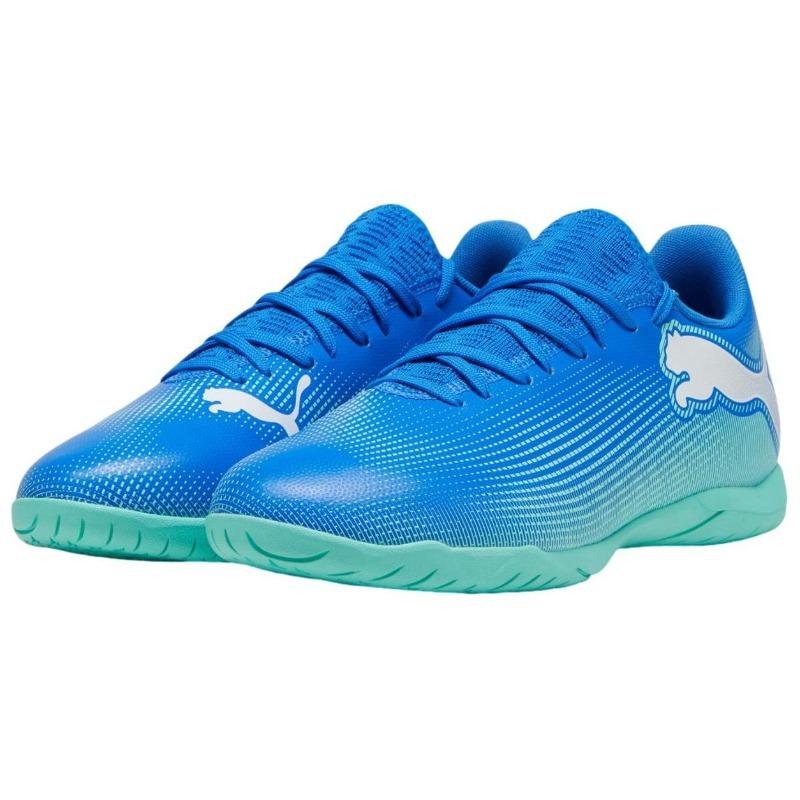 Puma FUTURE 7 PLAY IT Men's Football Boots Blue Soft Comfortable 107942-01