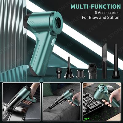 Car Vacuum Cleaner Wireless Portable Powerful Cleaning Machine Auto Robot Car Accessories Home Appliance Strong Suction As Gift