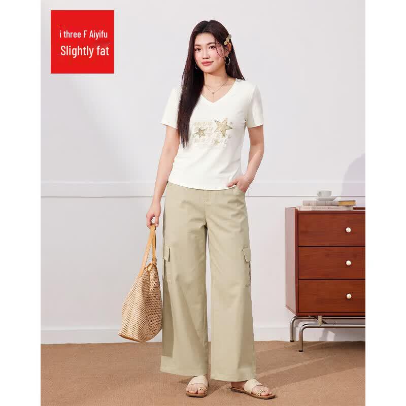 IEF Women s Plus Size Korean Style Two-Piece Pants Set L