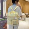 Spring New Transparent High-Value Ins Large Capacity Backpack for Middle and High School Students, Single and Double Shoulder Use
