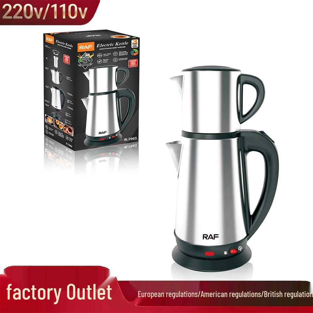 

Stainless Steel Dual-layer Antibacterial Electric Kettle with Odor Reduction