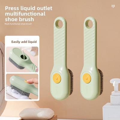 Domácí dávkovač s lisem Měkký kartáč na praní Prací náplň Multifunkční kartáč na mytí bot