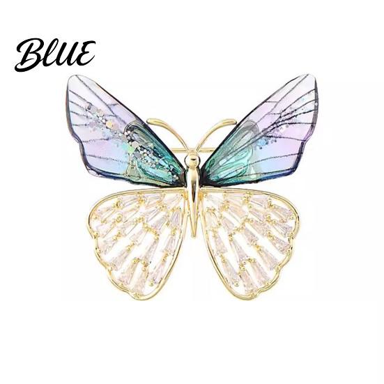 Decorative Rhinestone Brooch Sparkly Bird Butterfly Leaves Lapel Pin Women